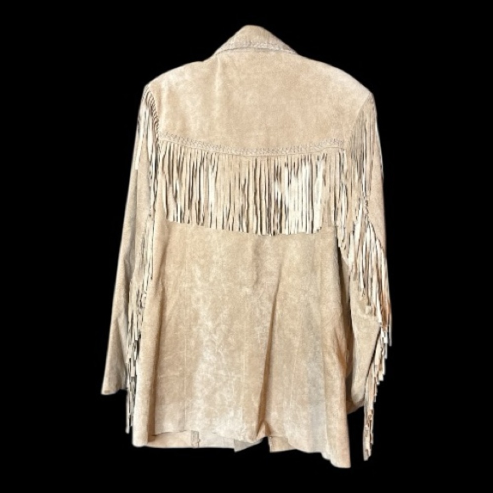 Scully Suede Leather Fringe Western Jacket 42 - Picture 3 of 3